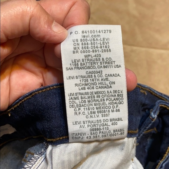 Levi’s High Rise Demi Curve Straight Leg Jeans - Picture 9 of 10